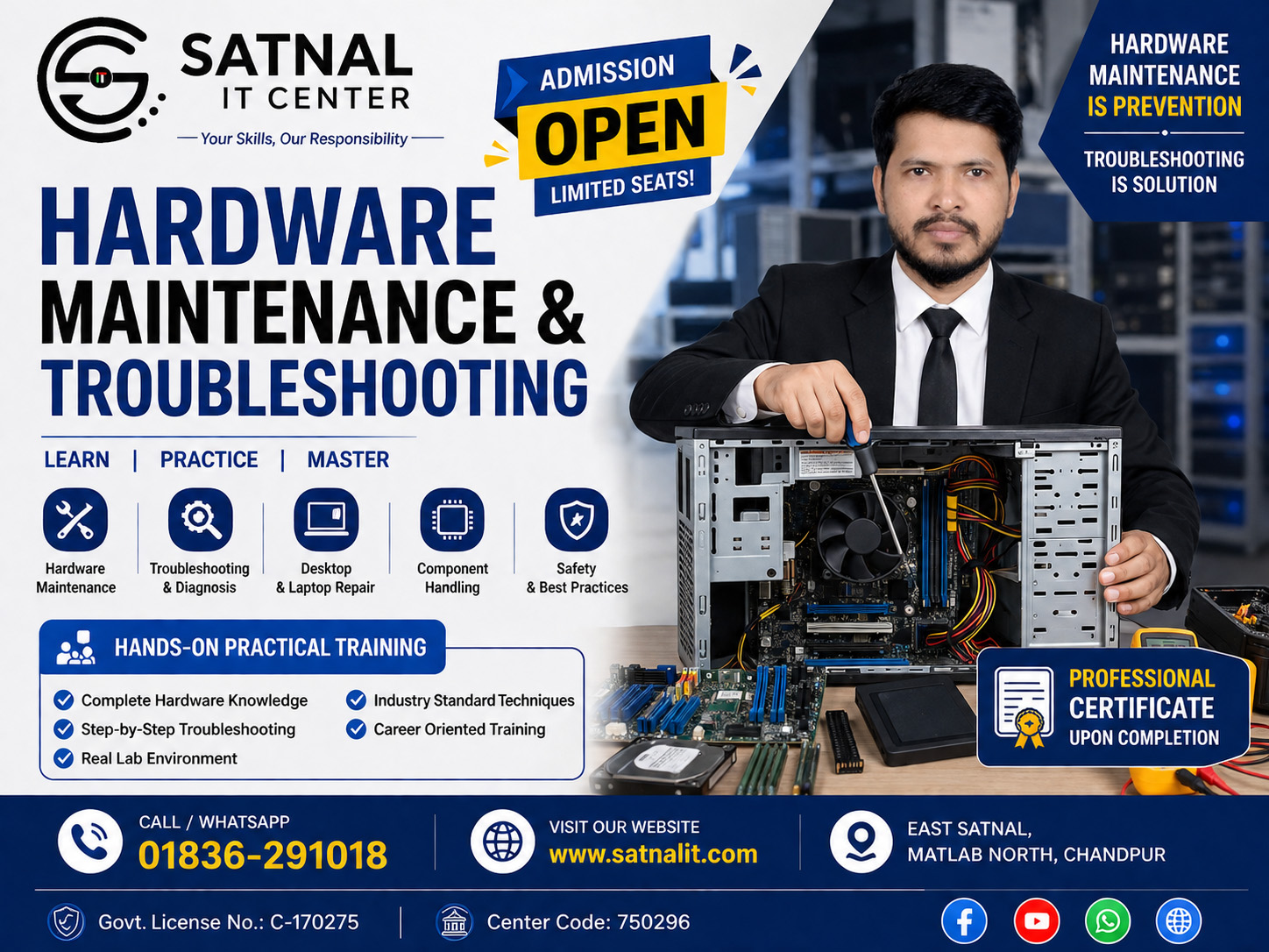Hardware Maintenance & Troubleshooting